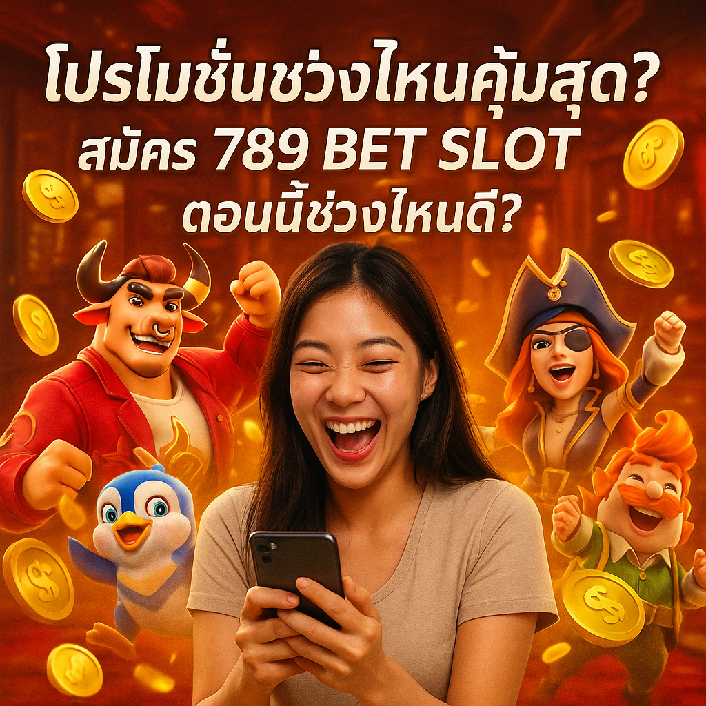 โปรโมชั่นช่วงไหนคุ้มสุด? สมัคร 789 BET SLOT ตอนนี้ช่วงไหนดี?