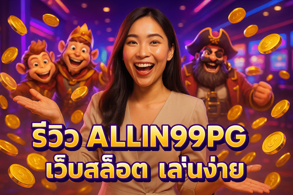 รีวิว ALLIN99PG เว็บสล็อต PG เล่นง่าย