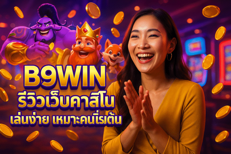 B9WIN รีวิวเว็บคาสิโน เล่นง่าย เหมาะคนเริ่มต้น