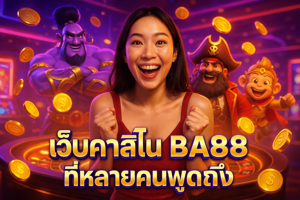 BA88 เว็บคาสิโนออนไลน์ ที่หลายคนพูดถึง